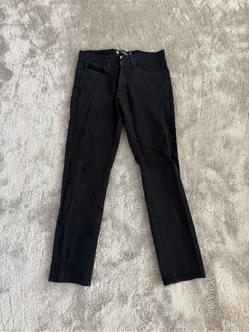 Akademiks Black Cotton Blend Jeans